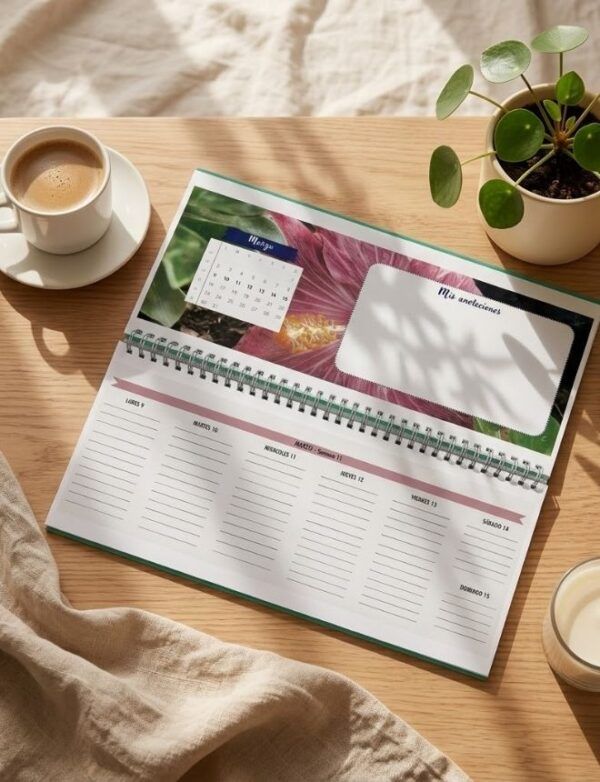 Agenda Semana Vista Apaisada (Tamaño 30,2 × 13,5 cm)