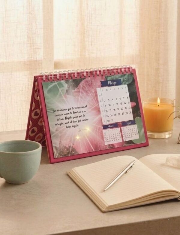 Calendario de Sobremesa (Tamaño A5 / Mes Vista)