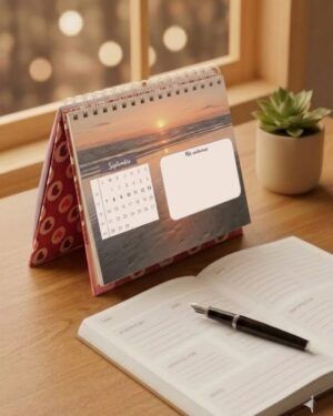 Calendario de Sobremesa (Tamaño A6 / Mes Vista)