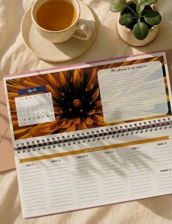 Agenda Semana Vista Apaisada (Tamaño 30,2 × 13,5 cm)