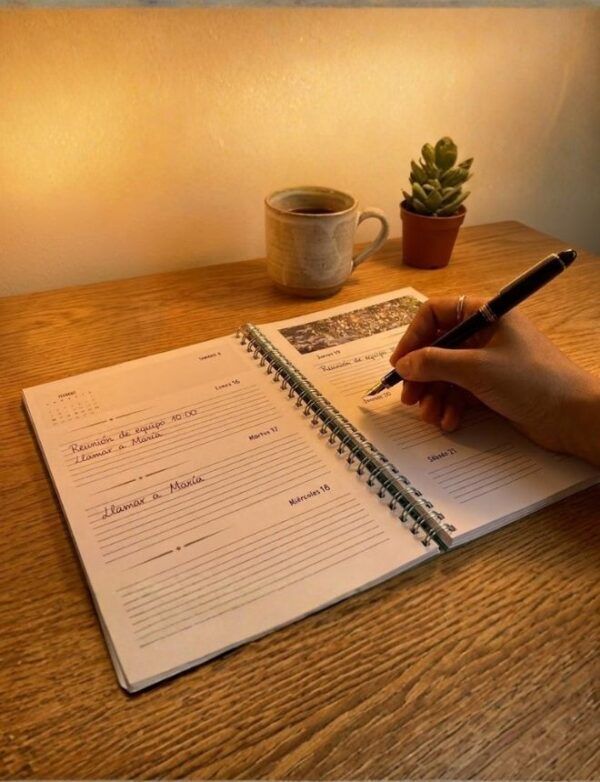 Agenda (Tamaño A5 / Semana Vista Vertical)