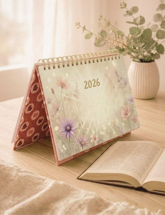 Calendario de Sobremesa (Tamaño A5 / Mes Vista)